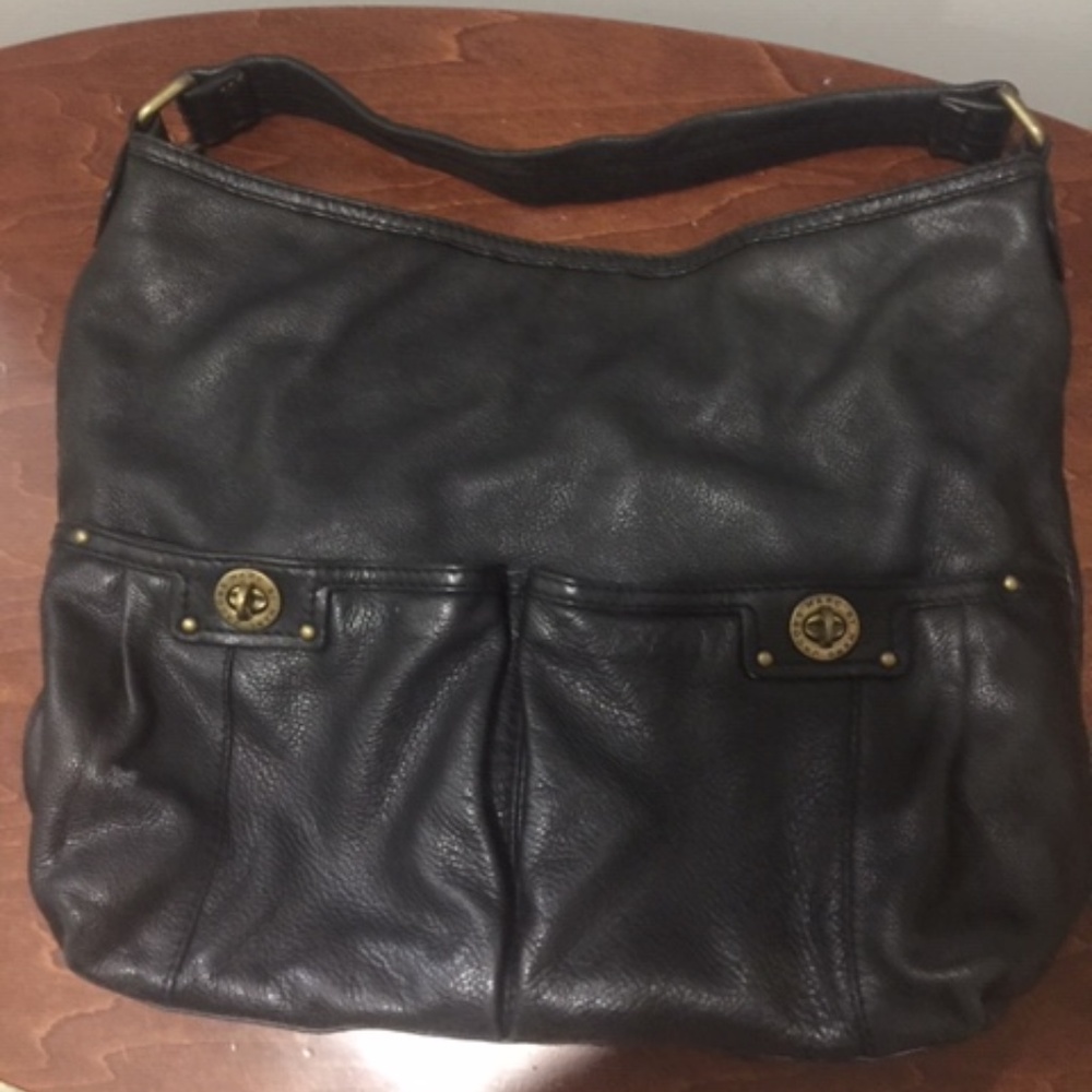 Black Leather Marc by Marc Jacobs Purse